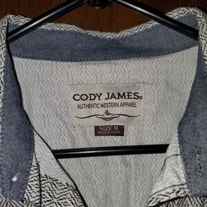 Cody James Snap Front Western Shirt Sz Medium